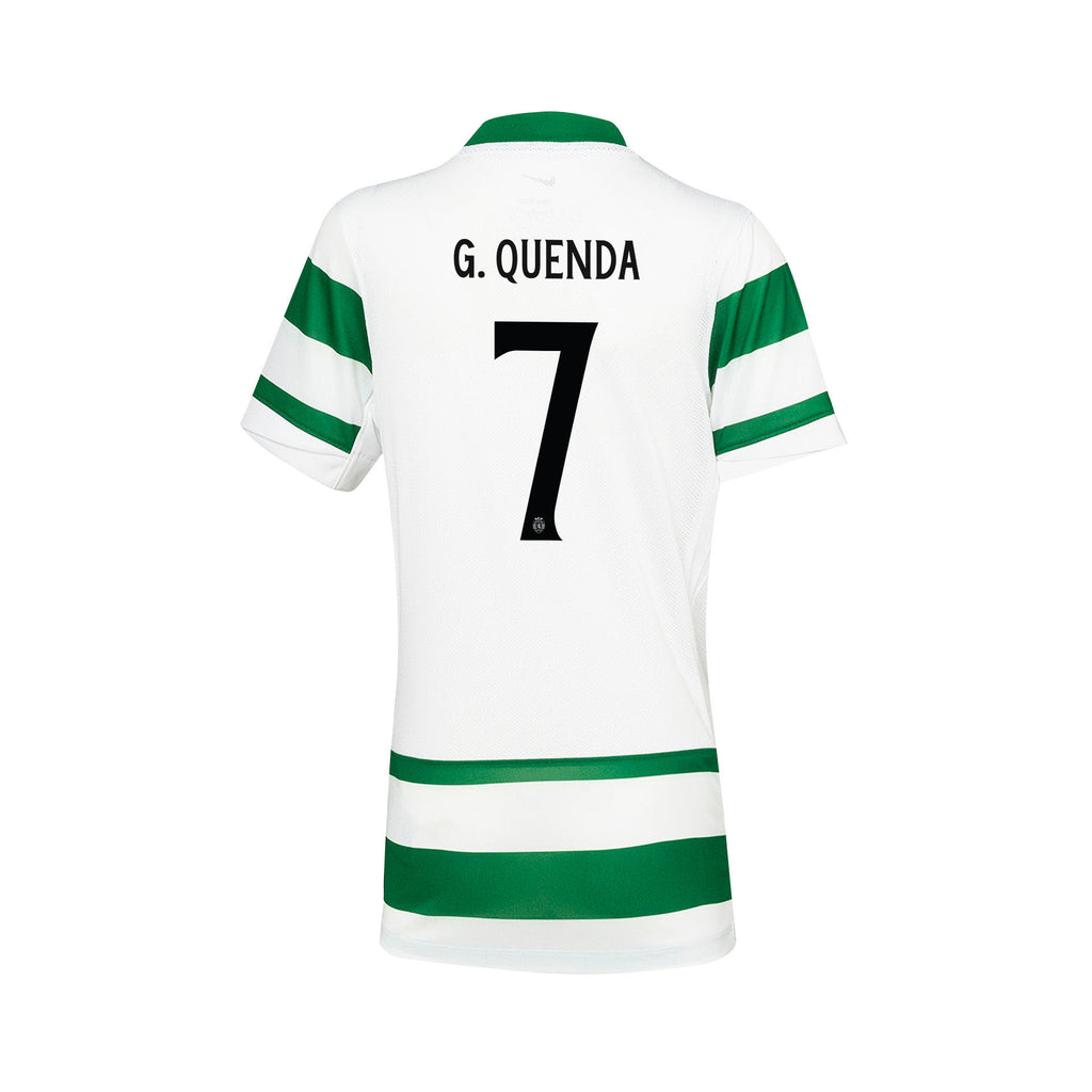 Geovany Quenda 7 Sporting CP 25/26 Home YOUTH Jersey - Green/White