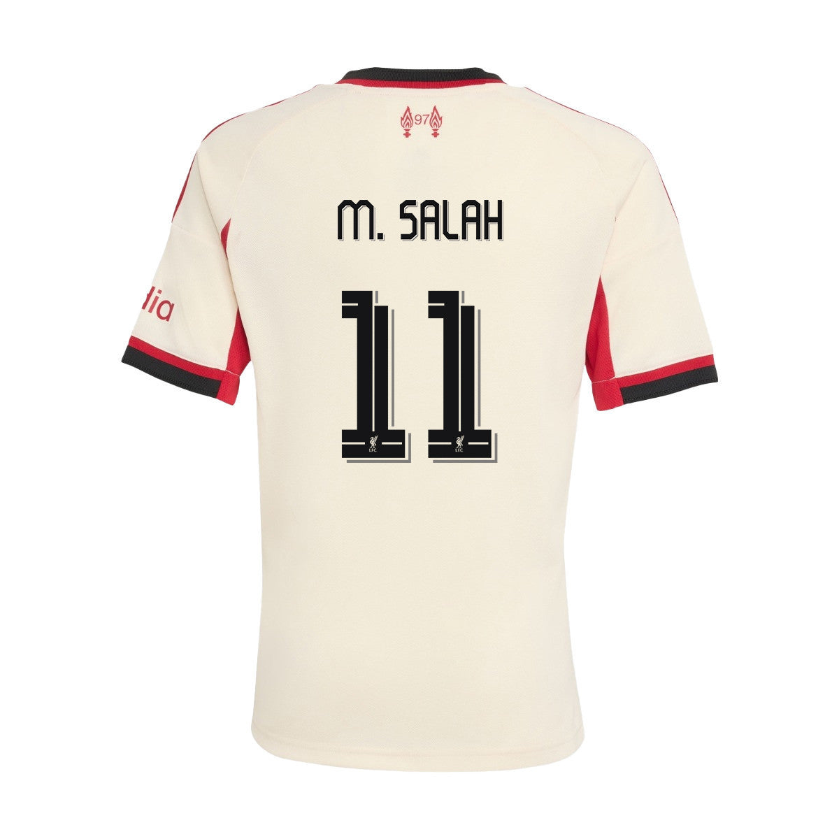 Mohamed Salah 11 Liverpool 25/26 Away YOUTH Jersey - Off-white