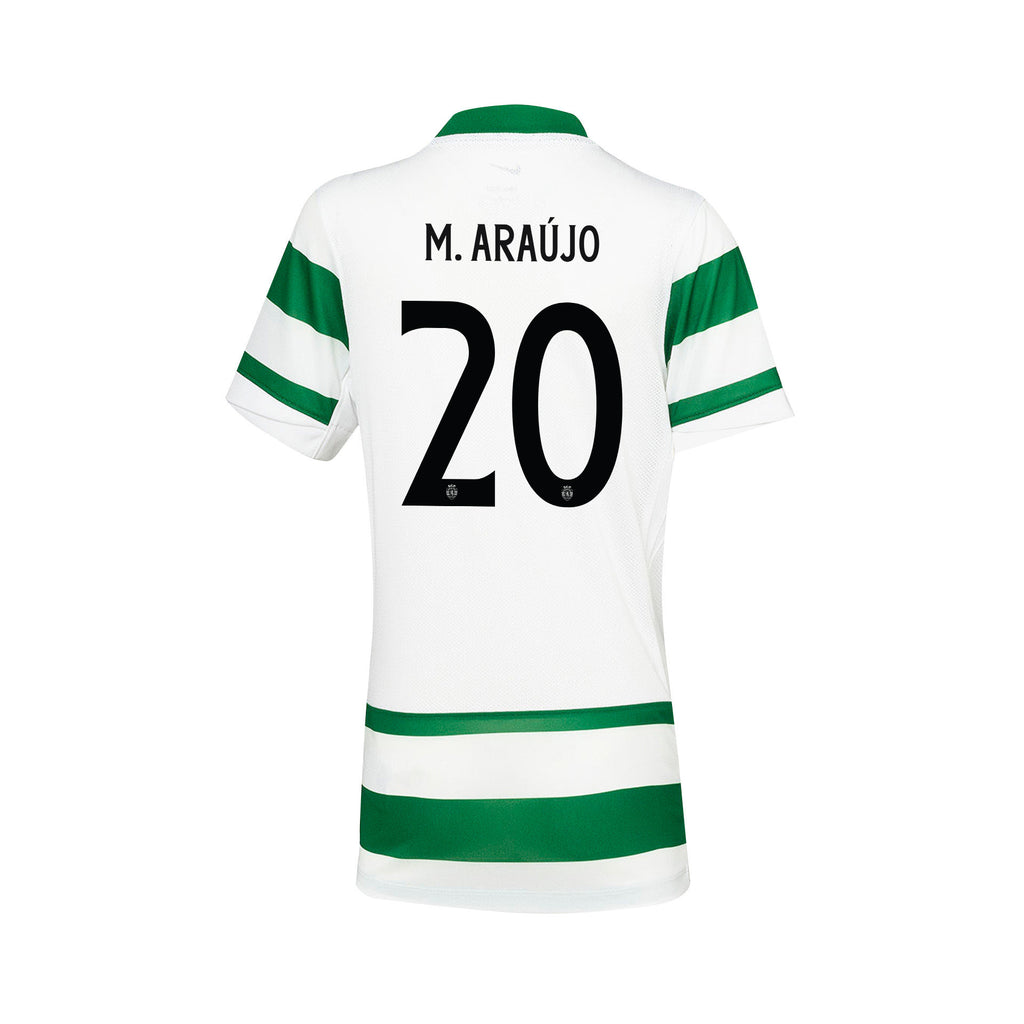 Maximiliano Araújo 20 Sporting CP 25/26 Home YOUTH Jersey - Green/White