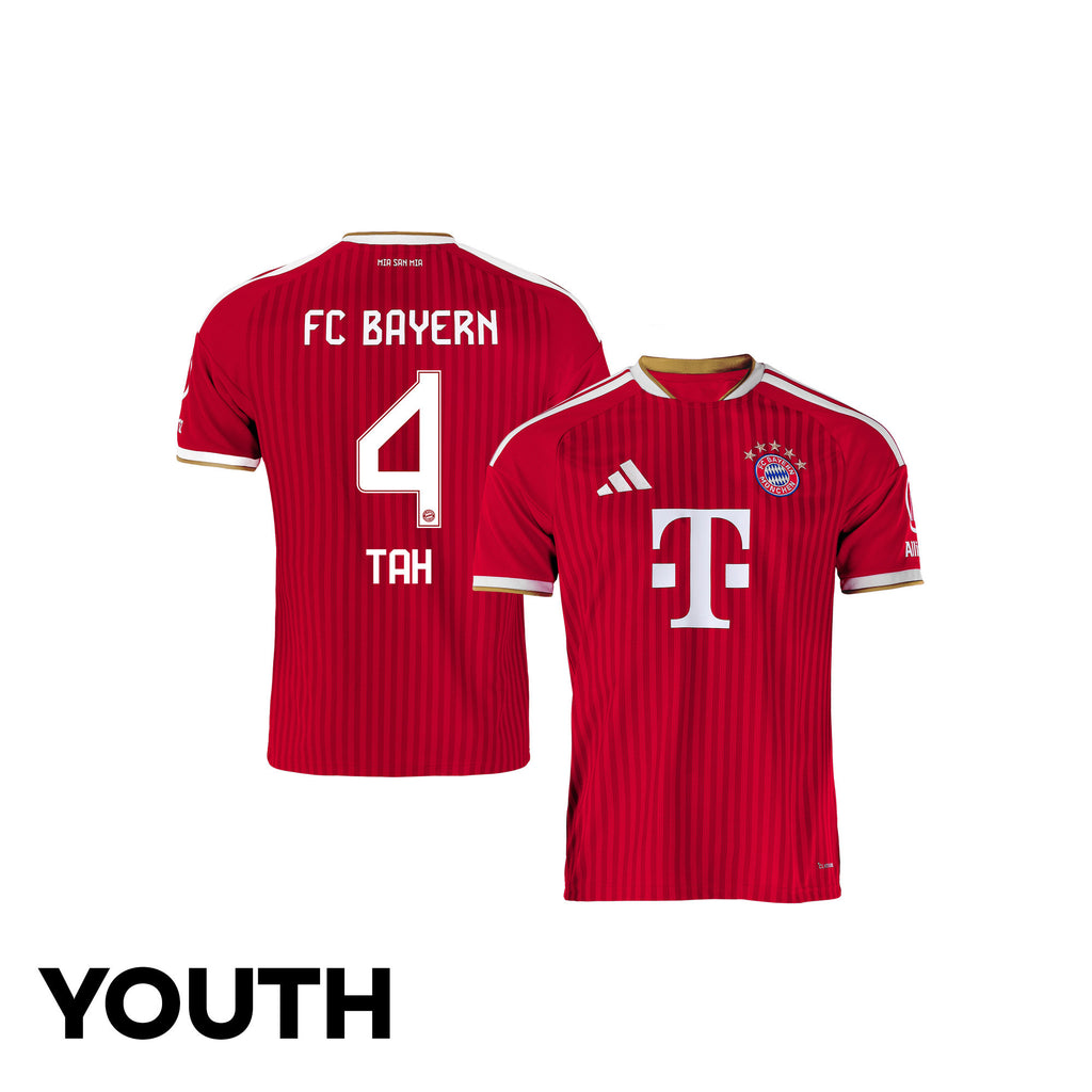 Jonathan Tah 4 Bayern Munich 2026/27 Youth Home Jersey - Red