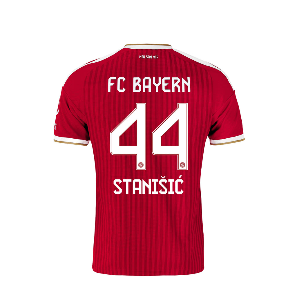 Josip Stanišić 44 Bayern Munich 2026/27 Youth Home Jersey - Red
