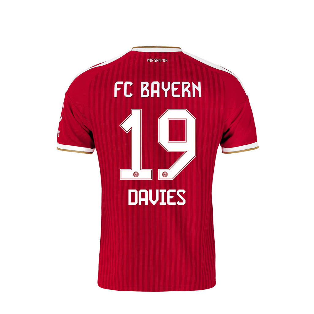 Alphonso Davies 19 Bayern Munich 2026/27 Youth Home Jersey - Red