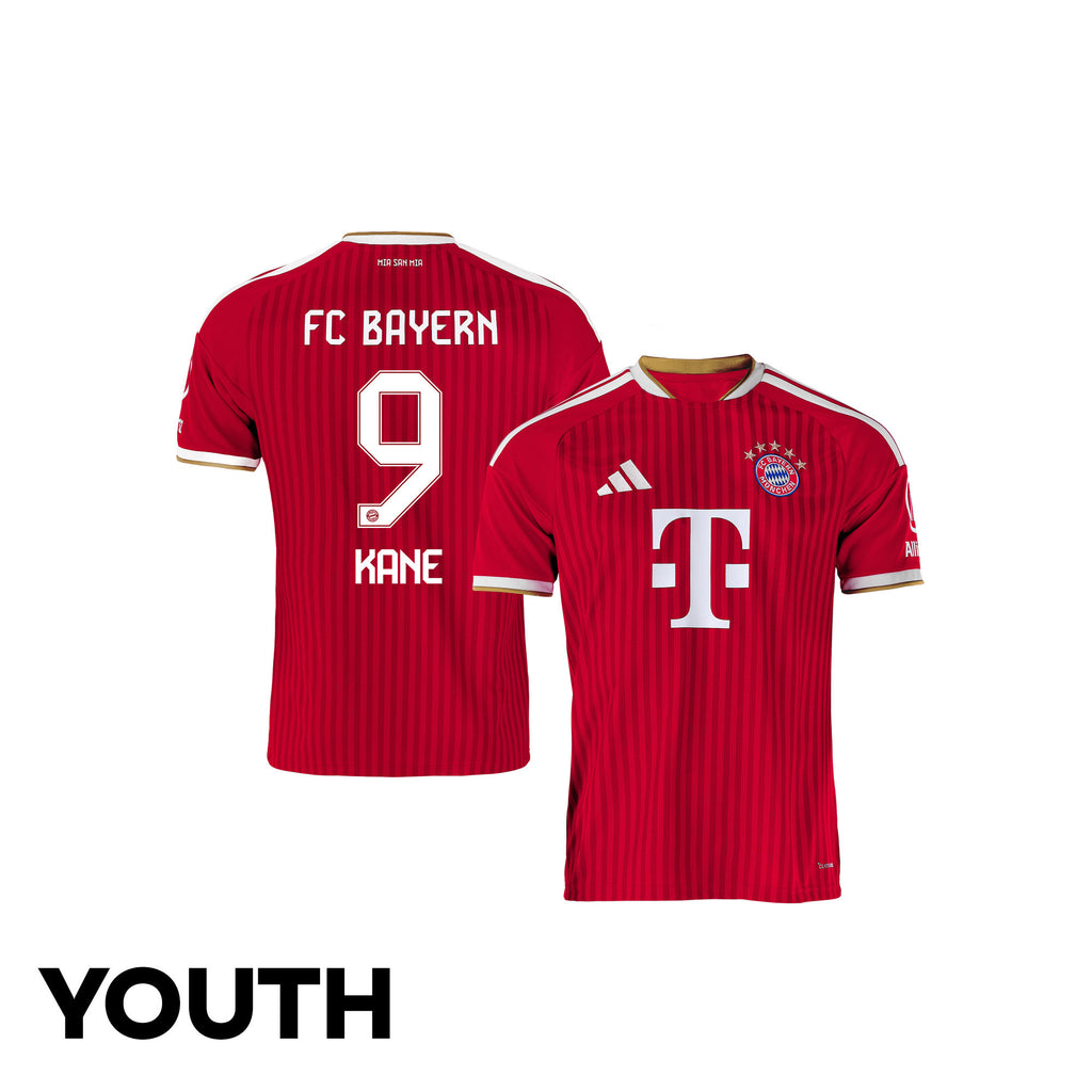 Harry Kane 9 Bayern Munich 2026/27 Youth Home Jersey - Red