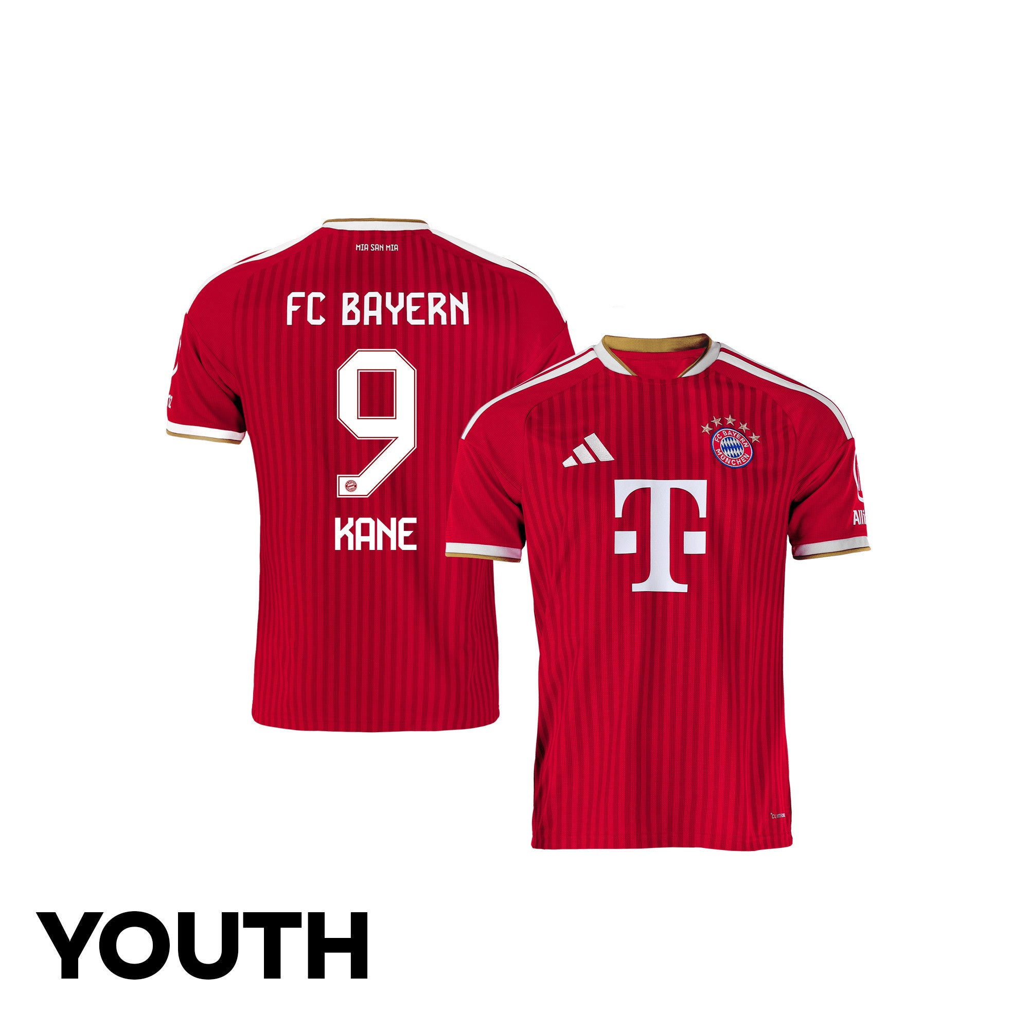 Harry Kane 9 Bayern Munich 2026/27 Youth Home Jersey - Red