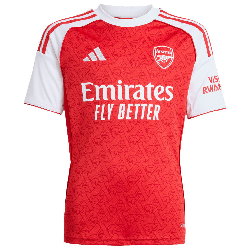 Eberechi Eze 10 Signature Arsenal 25/26 Home YOUTH Jersey - White/Red