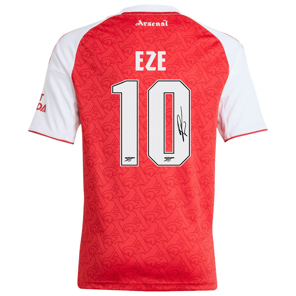 Eberechi Eze 10 Signature Arsenal 25/26 Home YOUTH Jersey - White/Red