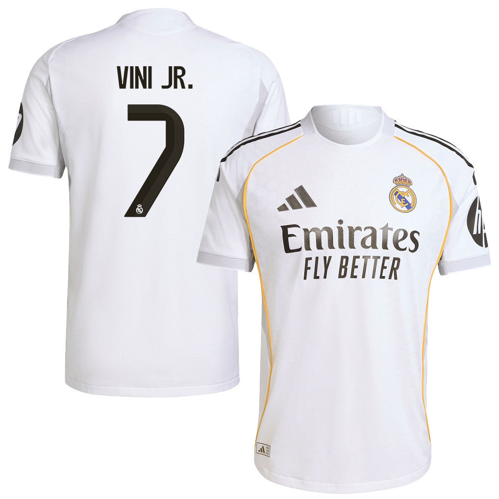 Vinícius Júnior 7 Real Madrid 25/26 Home Men Jersey - White