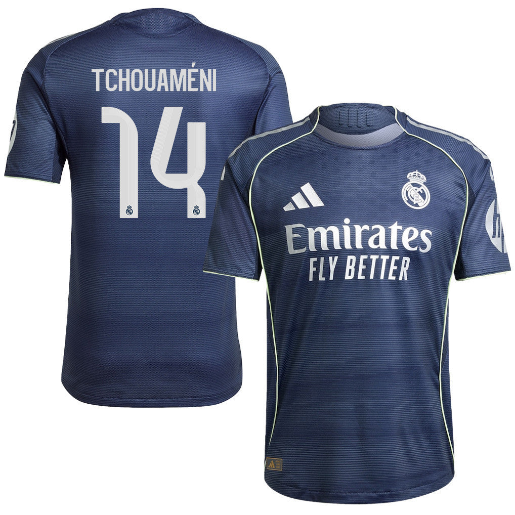 Aurélien Tchouaméni 14 Real Madrid 25/26 Away Men Jersey - Legend Ink