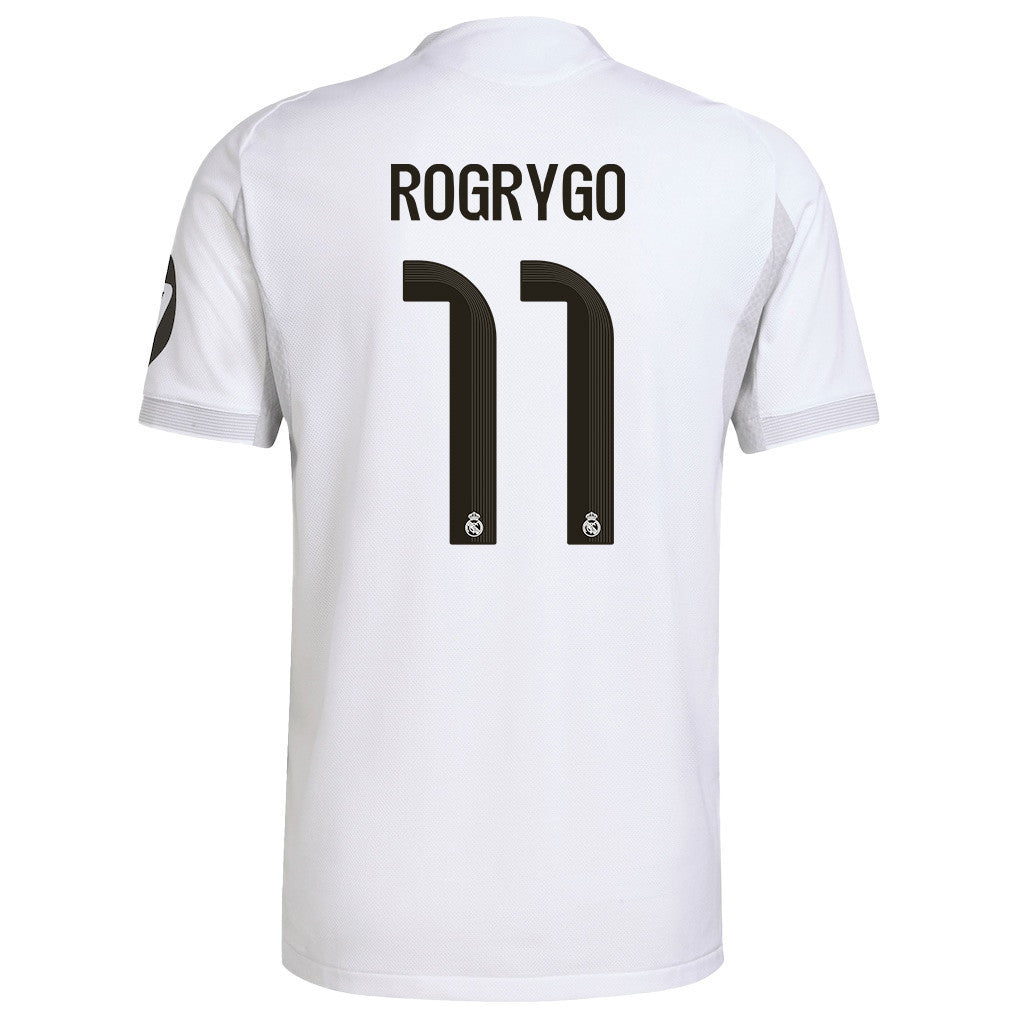 Rodrygo 11 Real Madrid 25/26 Home Men Jersey - White