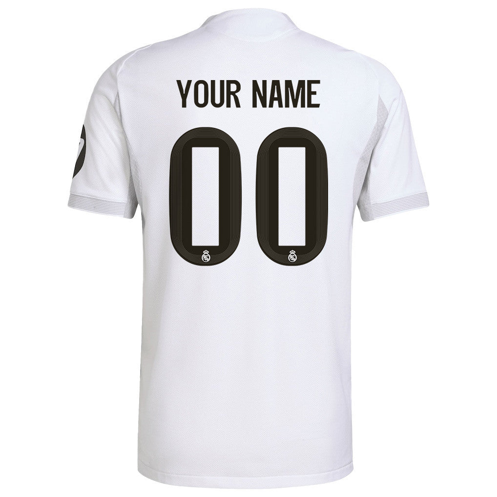 Real Madrid 25/26 Personalized Home Men Jersey - White