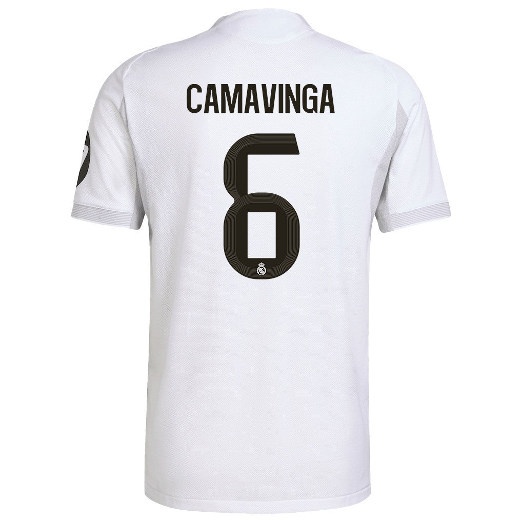 Eduardo Camavinga 6 Real Madrid 25/26 Home Men Jersey - White
