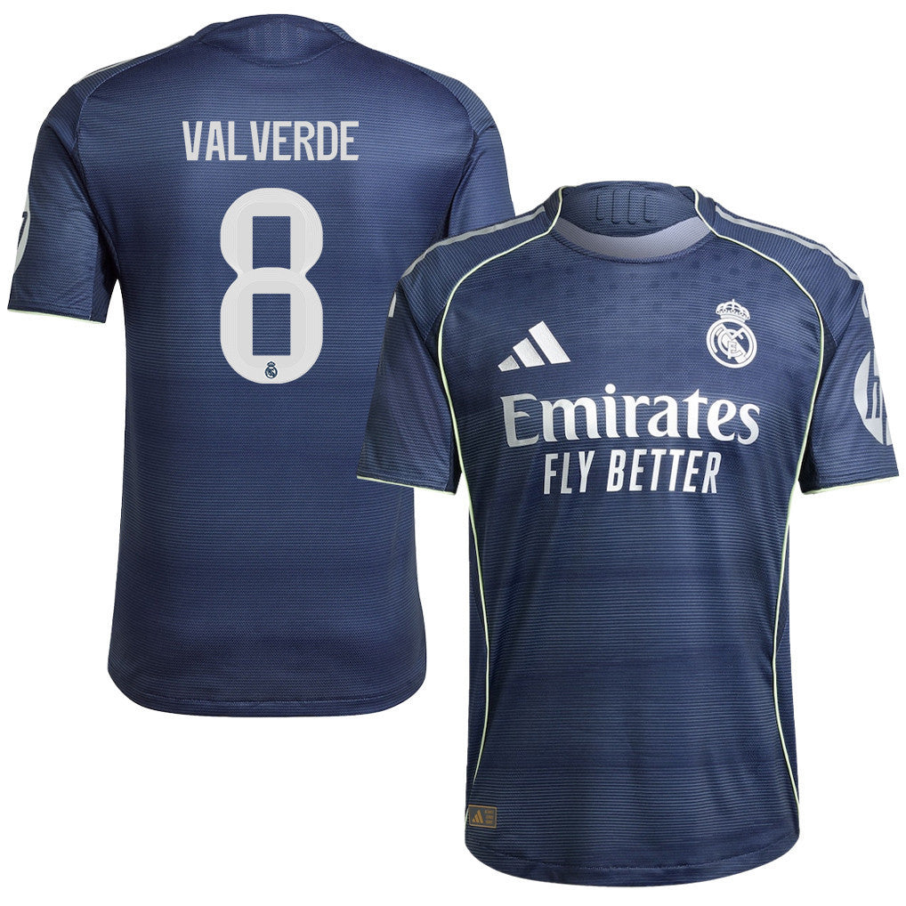 Federico Valverde 8 Real Madrid 25/26 Away Men Jersey - Legend Ink