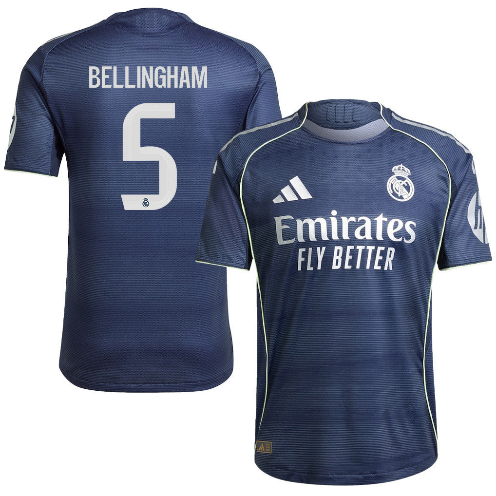 Jude Bellingham 5 Real Madrid 25/26 Away Men Jersey - Legend Ink