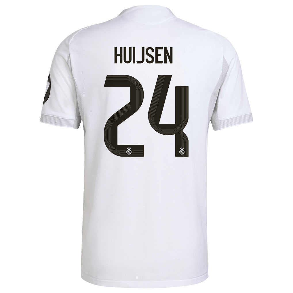 Dean Huijsen 24 Real Madrid 25/26 Home Men Jersey - White