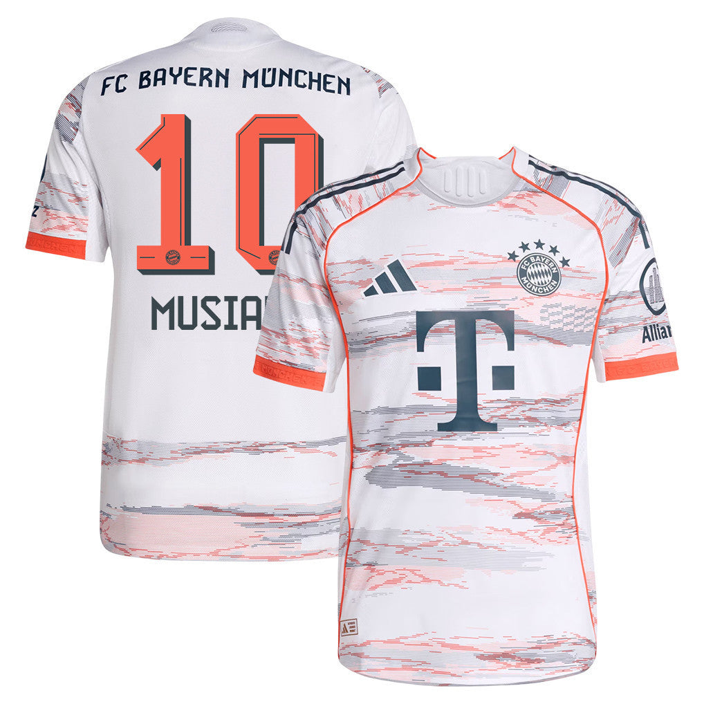 Jamal Musiala 10 Bayern Munich 25/26 Away Men Jersey - White