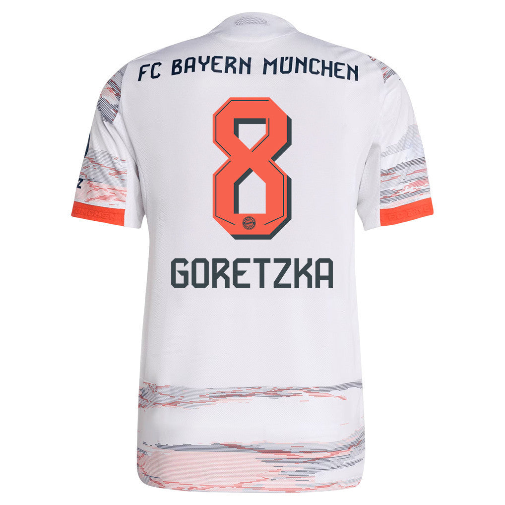 Leon Goretzka 8 Bayern Munich 25/26 Away Men Jersey - White
