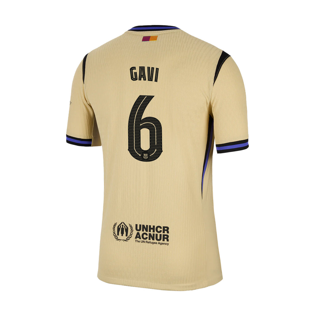 Gavi 6 Barcelona 25/26 Away Men Jersey - Yellow