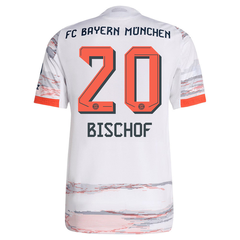 Tom Bischof 20 Bayern Munich 25/26 Away Men Jersey - White
