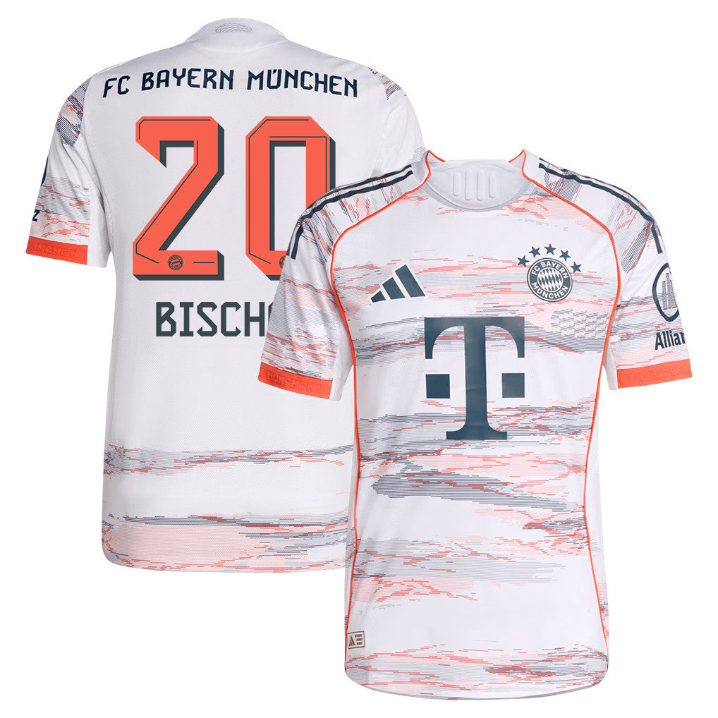 Tom Bischof 20 Bayern Munich 25/26 Away Men Jersey - White