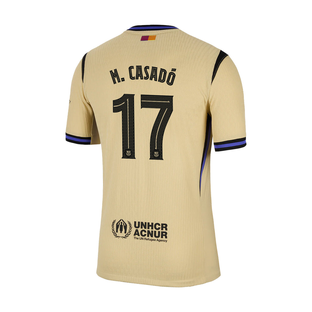 M. Casadó 17 Barcelona 25/26 Away Men Jersey - Yellow