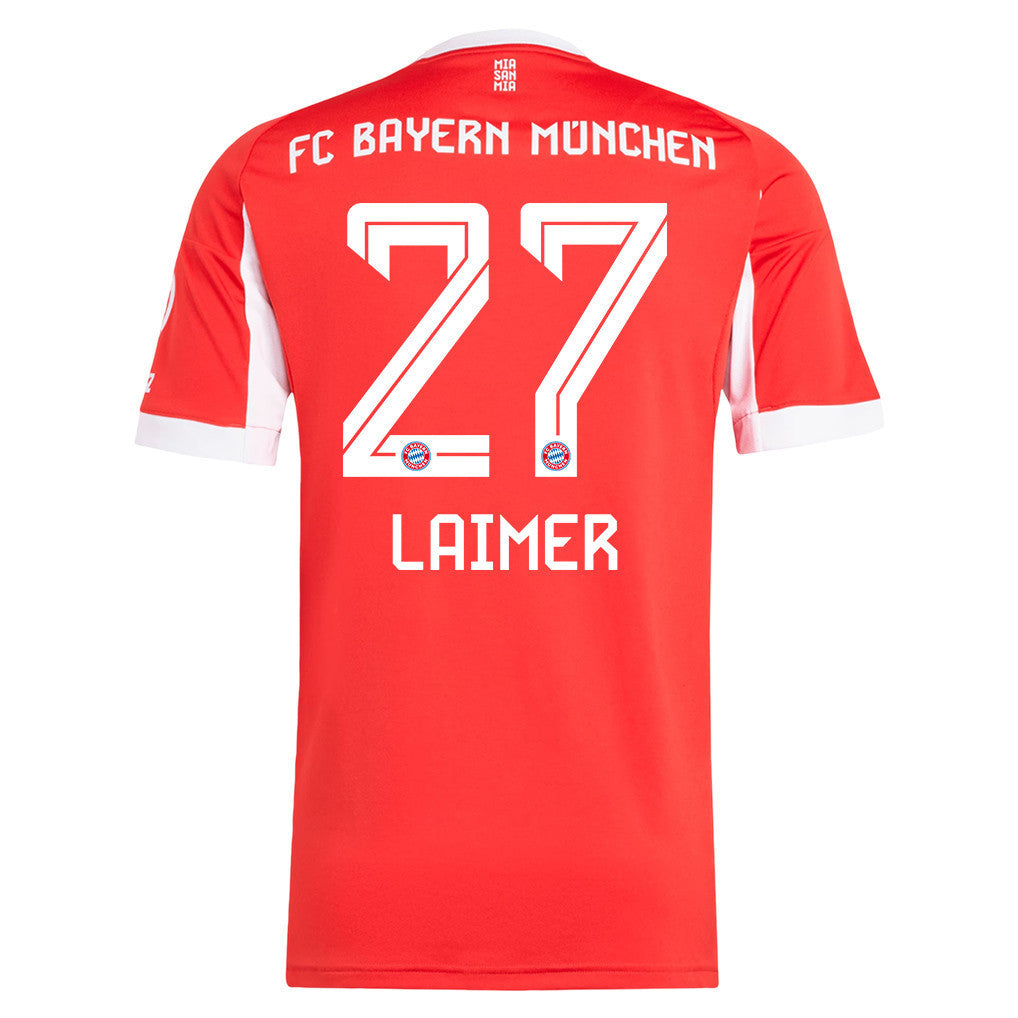 Konrad Laimer 27 Bayern Munich 25/26 Home Men Jersey - Red