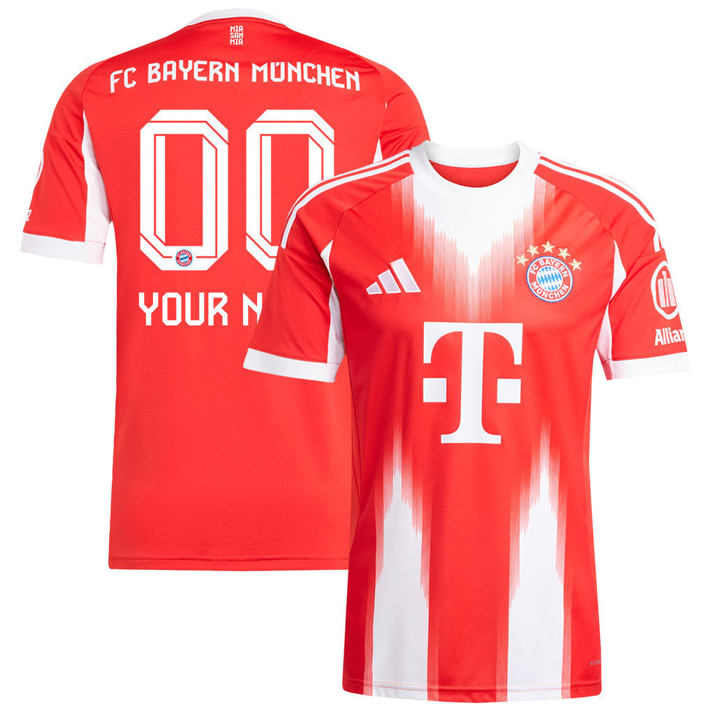 Bayern Munich 25/26 Personalized Home Men Jersey - Red
