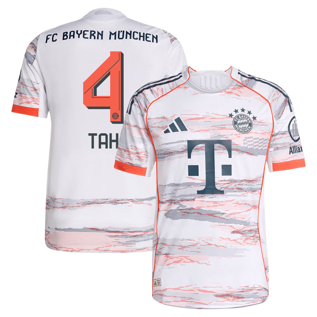 Jonathan Tah 4 Bayern Munich 25/26 Away Men Jersey - White