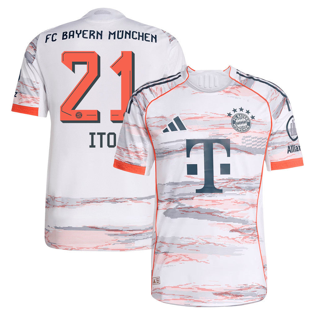 Hiroki Ito 21 Bayern Munich 25/26 Away Men Jersey - White