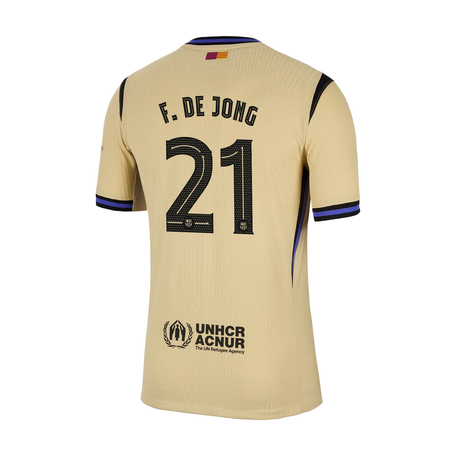 Frenkie de Jong 21 Barcelona 25/26 Away Men Jersey - Yellow