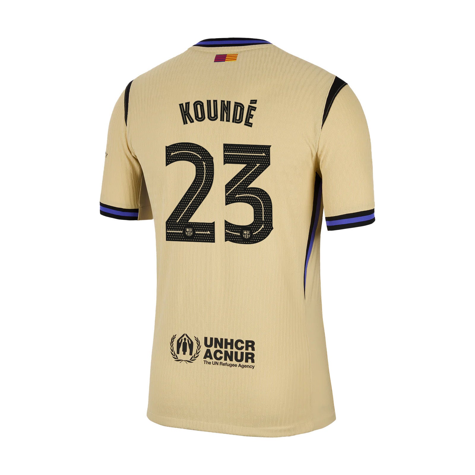 Jules Koundé 23 Barcelona 25/26 Away Men Jersey - Yellow