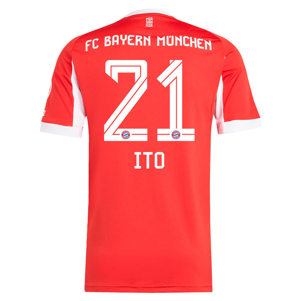 Hiroki Ito 21 Bayern Munich 25/26 Home Men Jersey - Red