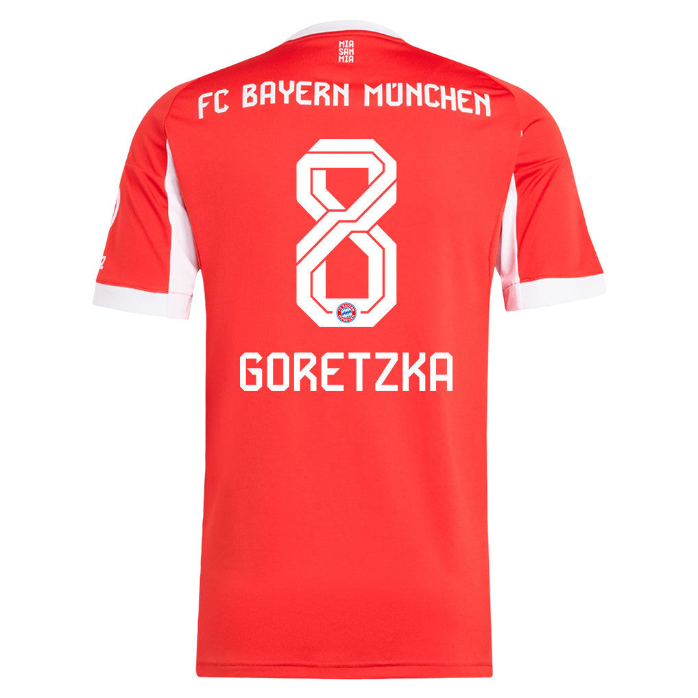 Leon Goretzka 8 Bayern Munich 25/26 Home Men Jersey - Red