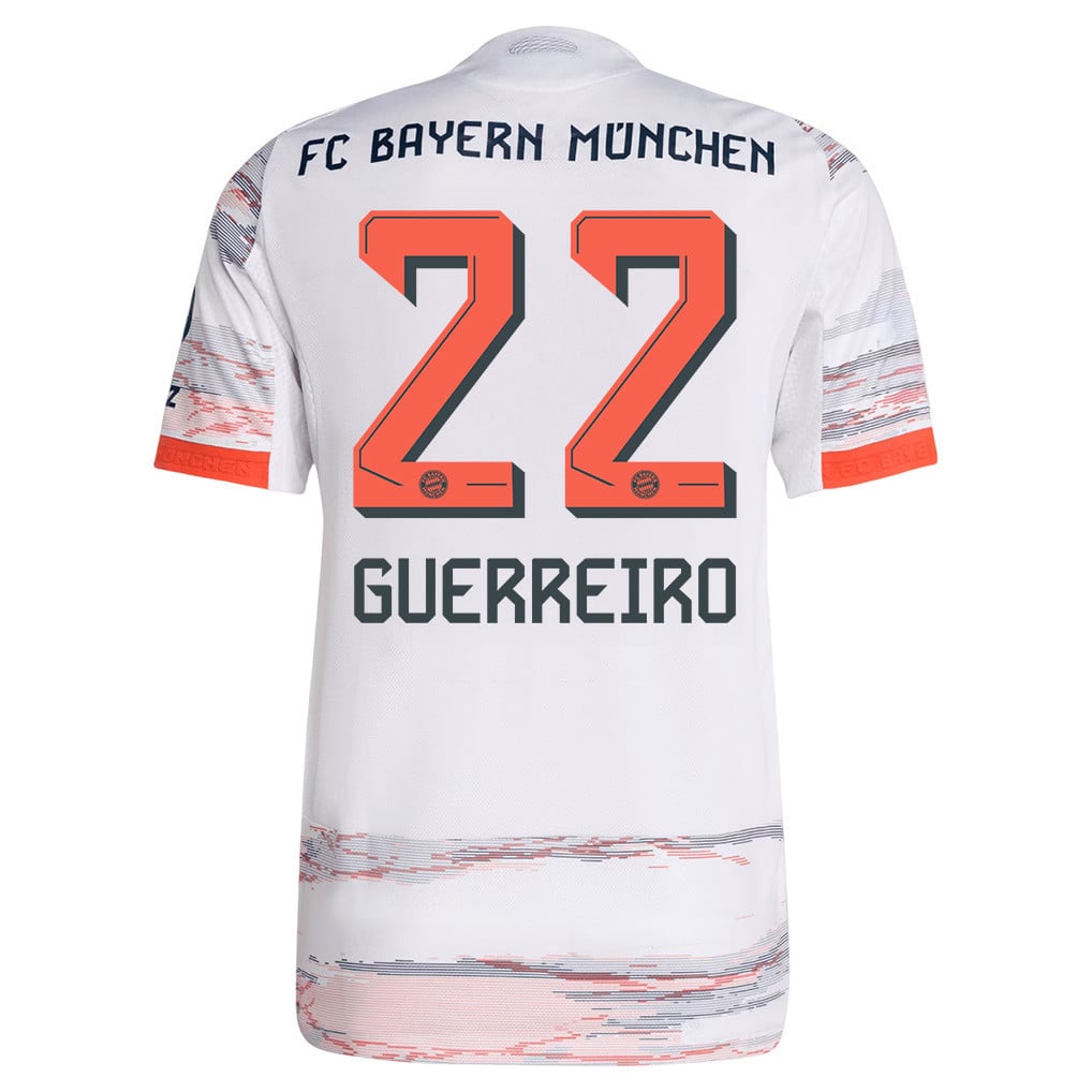 Raphaël Guerreiro 22 Bayern Munich 25/26 Away Men Jersey - White