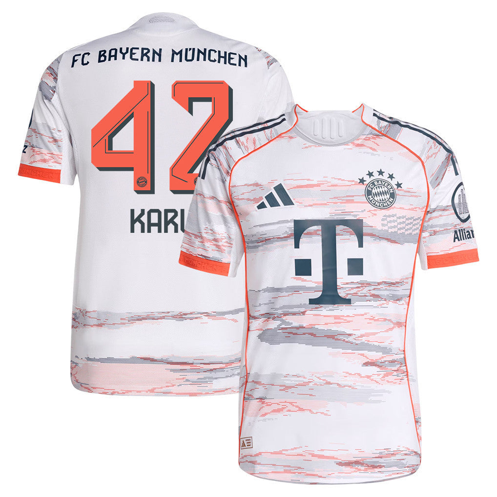 Lennart Karl 42 Bayern Munich 25/26 Away Men Jersey - White