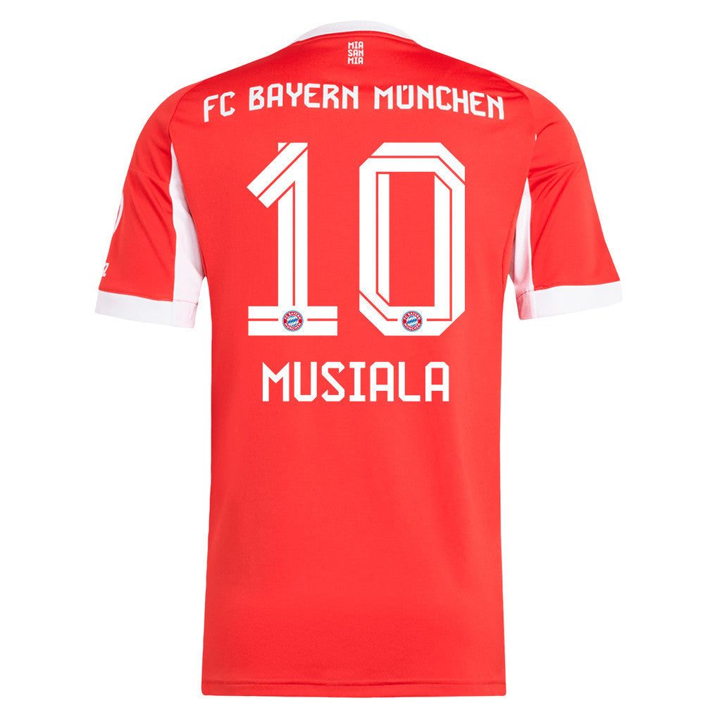 Jamal Musiala 10 Bayern Munich 25/26 Home Men Jersey - Red