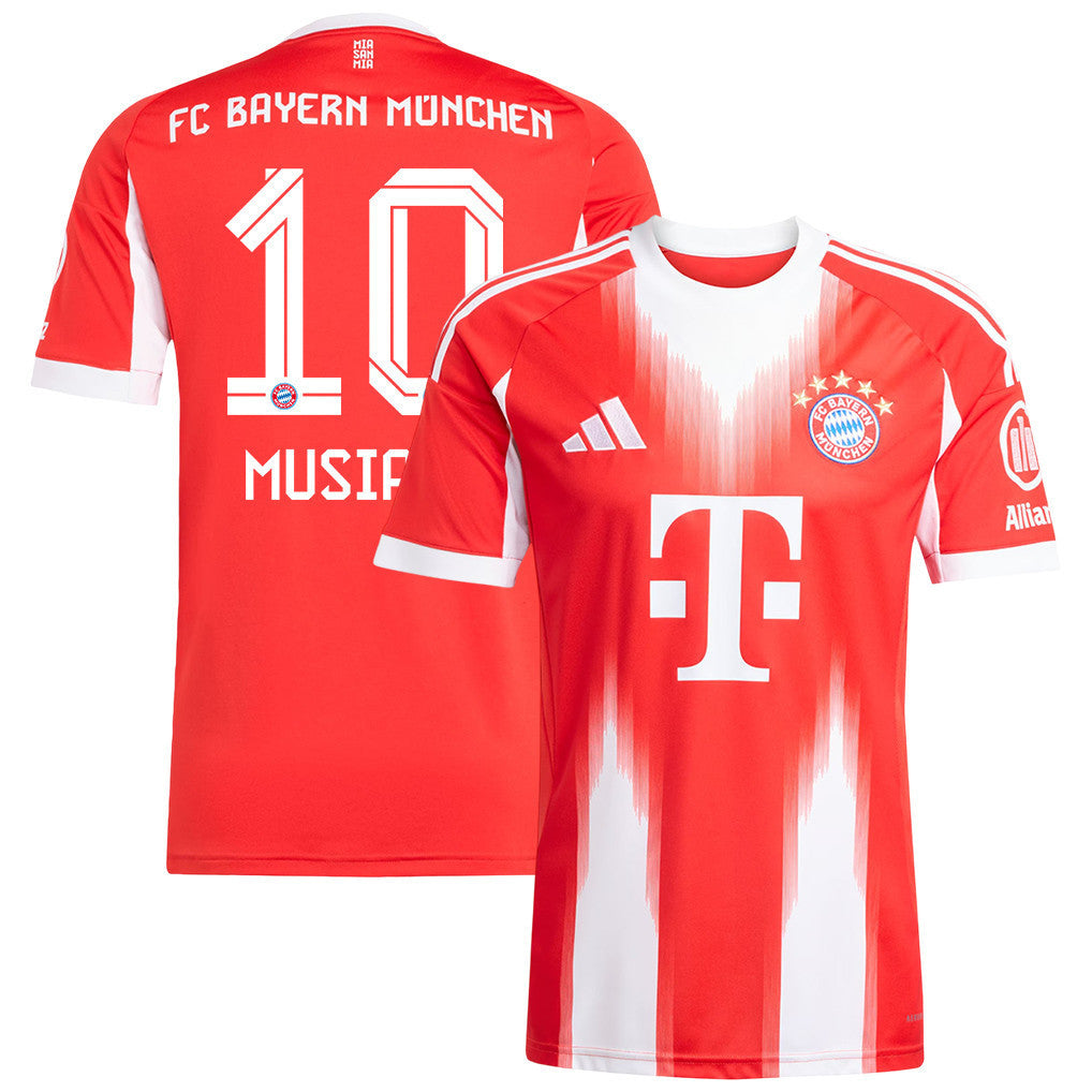 Jamal Musiala 10 Bayern Munich 25/26 Home Men Jersey - Red
