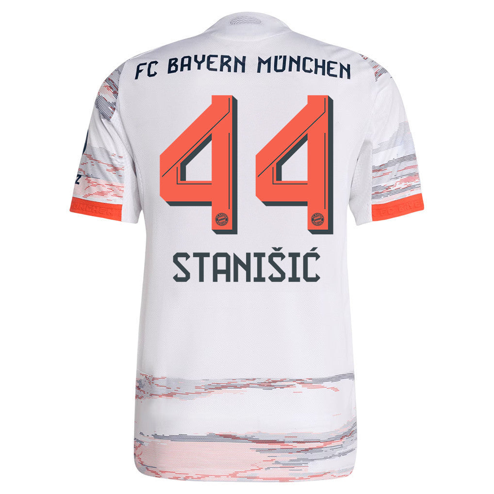 Josip Stanišić 44 Bayern Munich 25/26 Away Men Jersey - White