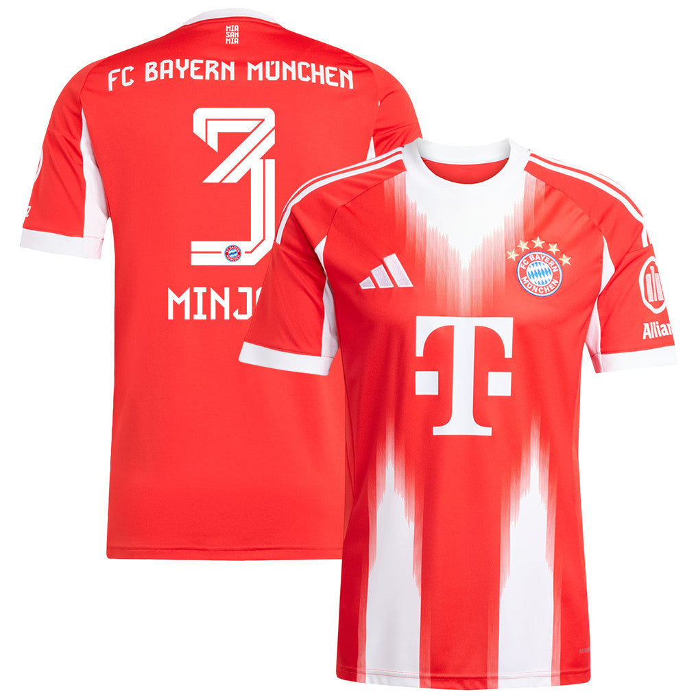 Minjae Kim 3 Bayern Munich 25/26 Home Men Jersey - Red