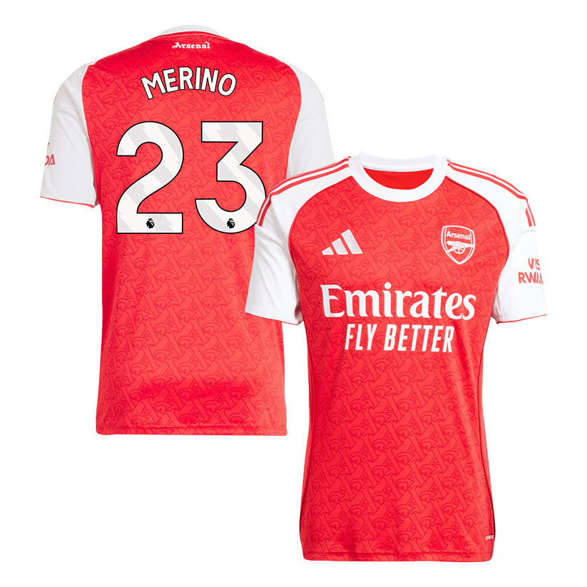Mikel Merino 23 Arsenal 25/26 Home Men Jersey - Red/White
