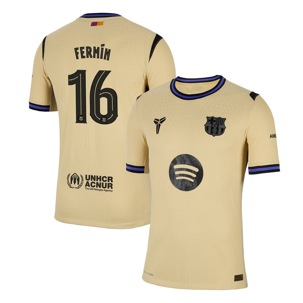 Fermín López 16 Barcelona 25/26 Away Men Jersey - Yellow