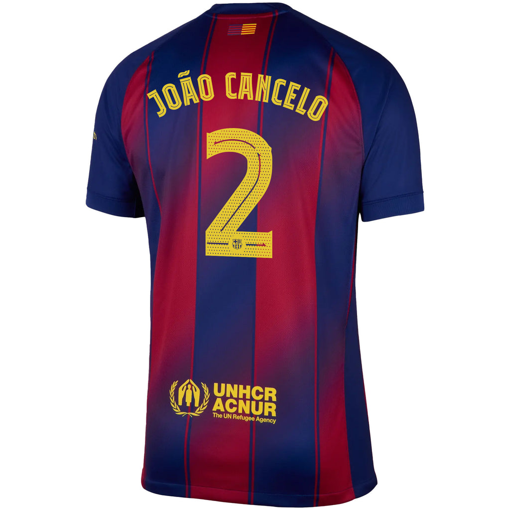 João Cancelo 2 Barcelona 25/26 Home Men Jersey - Red/Blue