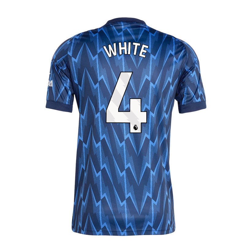Ben White 4 Arsenal 25/26 Away Men Jersey - Navy Blue