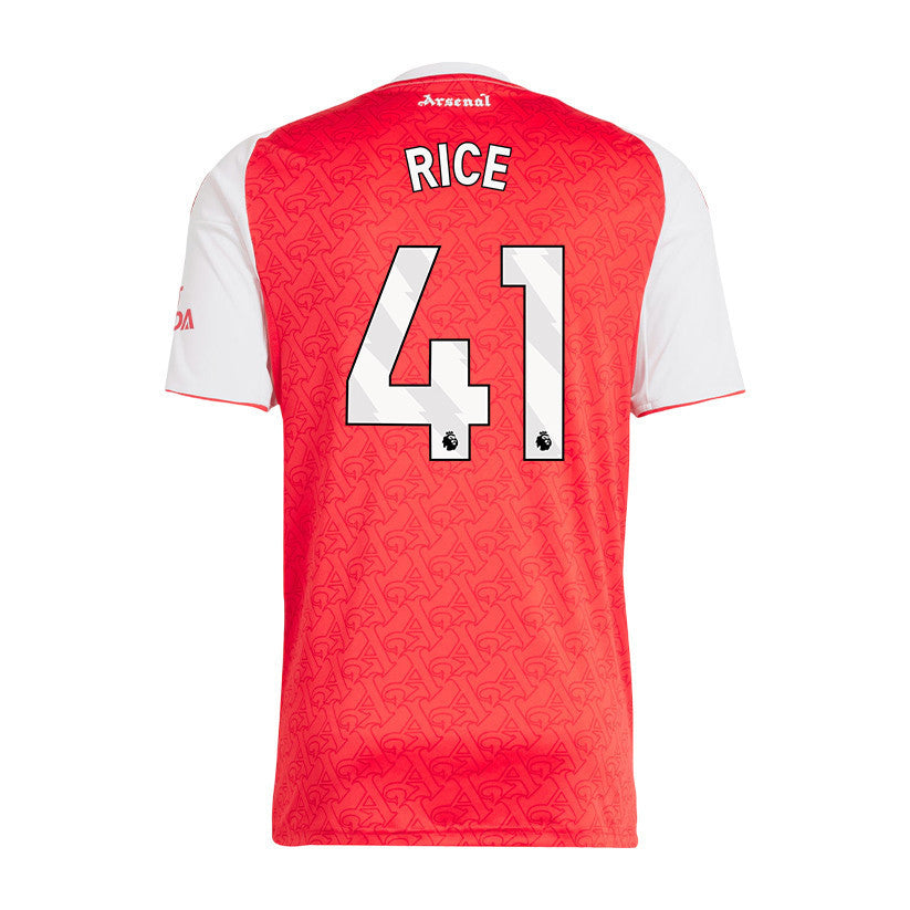 Declan Rice 41 Arsenal 25/26 Home Men Jersey - Red/White