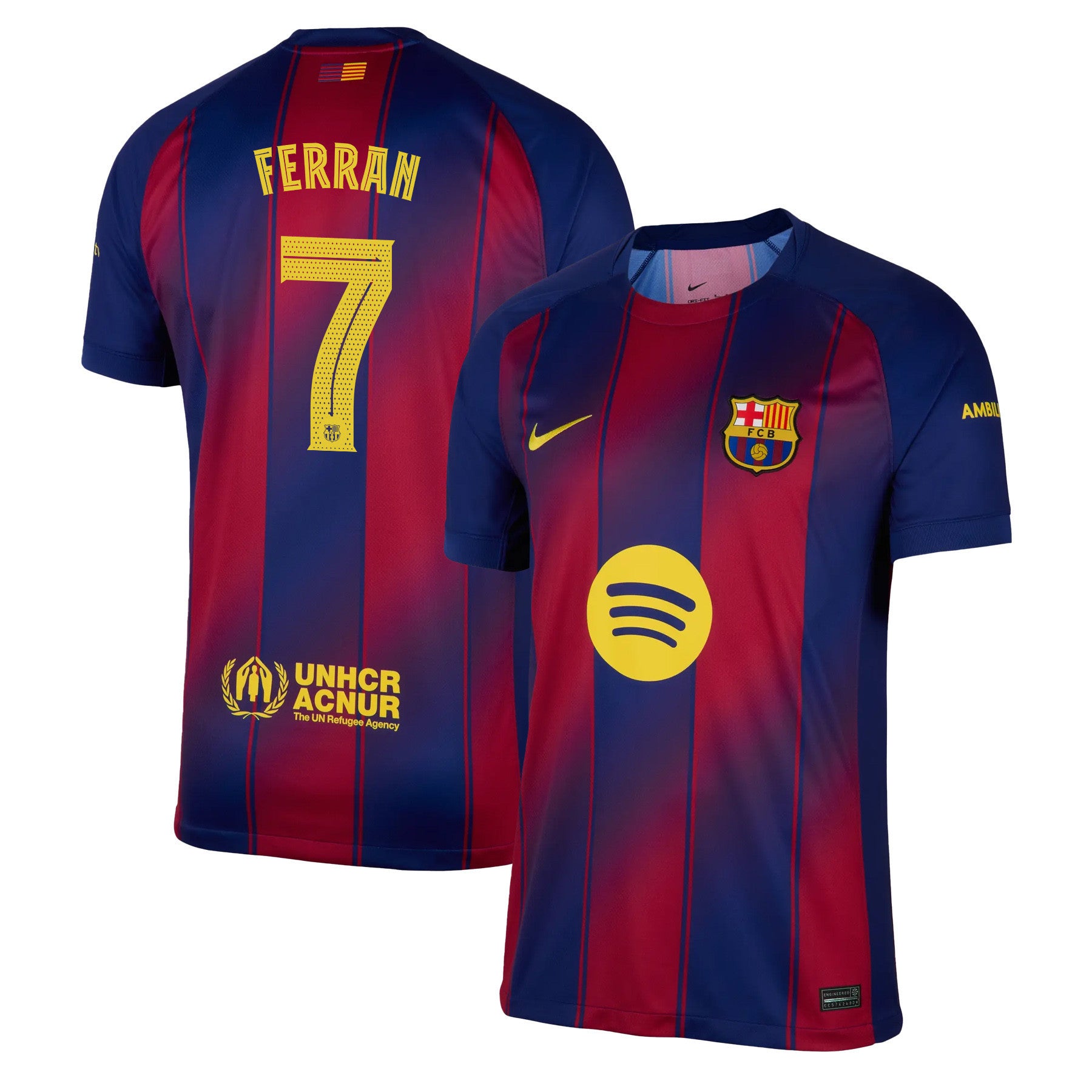 Ferran Torres 7 Barcelona 25/26 Home Men Jersey - Red/Blue