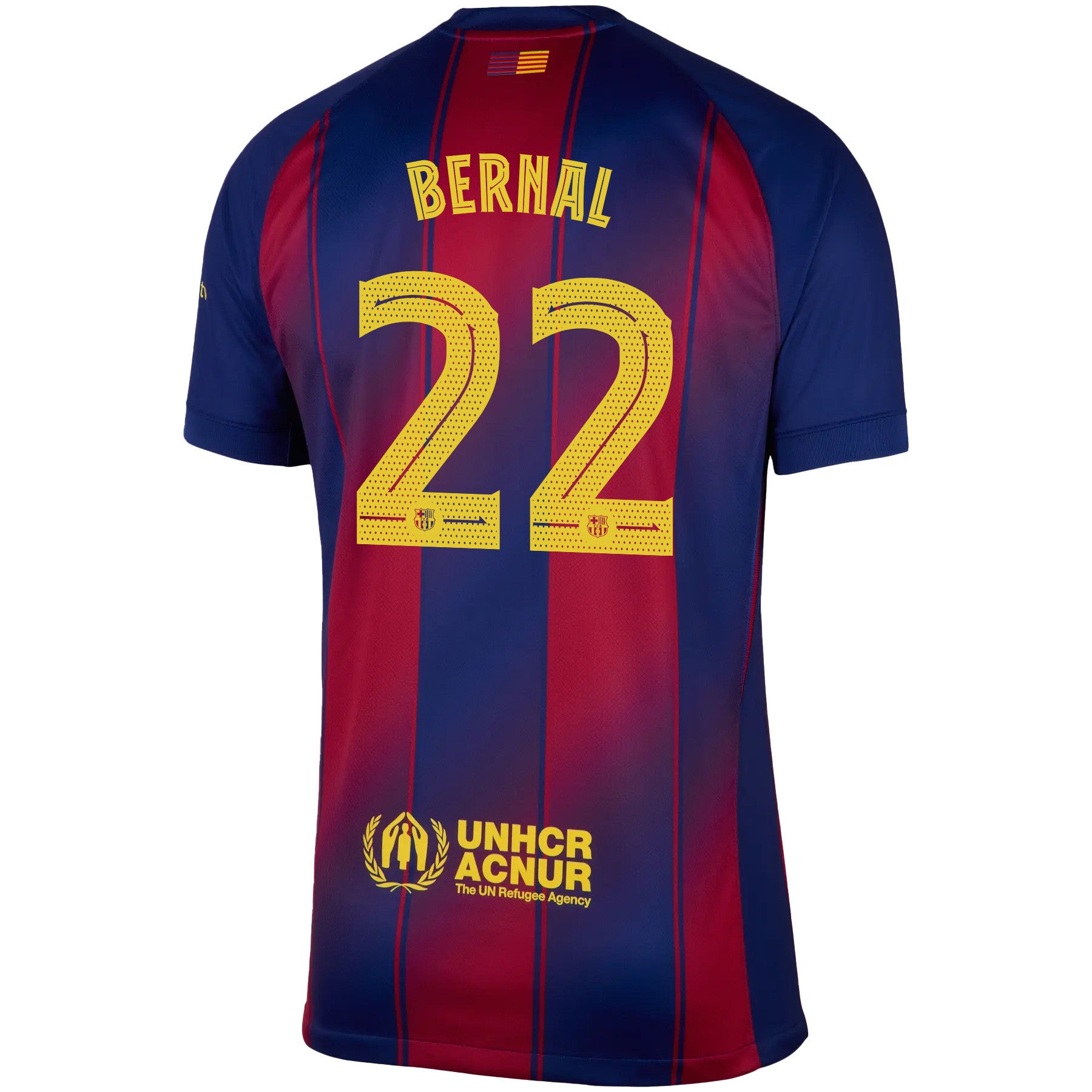 Marc Bernal 22 Barcelona 25/26 Home Men Jersey - Red/Blue