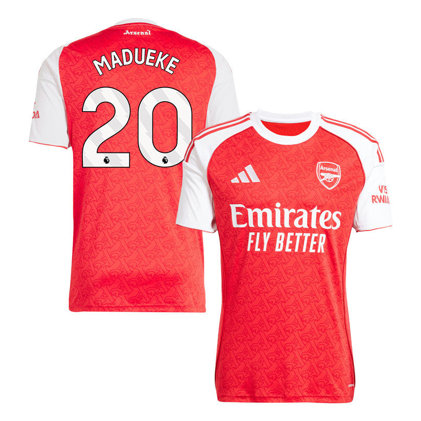 Noni Madueke 20 Arsenal 25/26 Home Men Jersey - Red/White