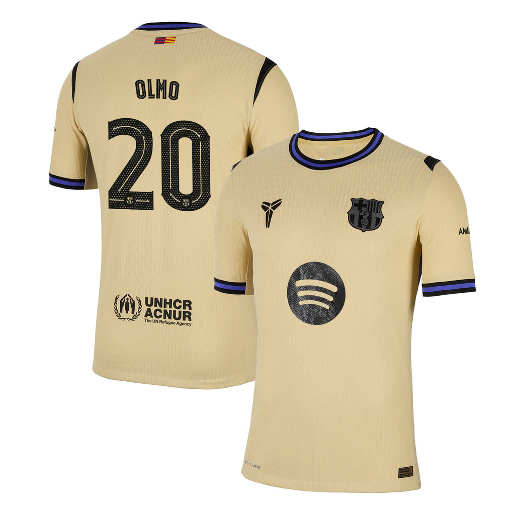 Dani Olmo 20 Barcelona 25/26 Away Men Jersey - Yellow