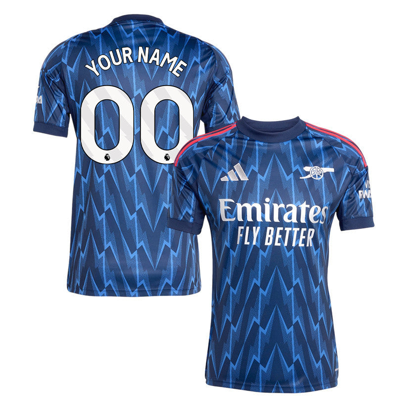 Arsenal 25/26 Personalized Away Men Jersey - Navy Blue