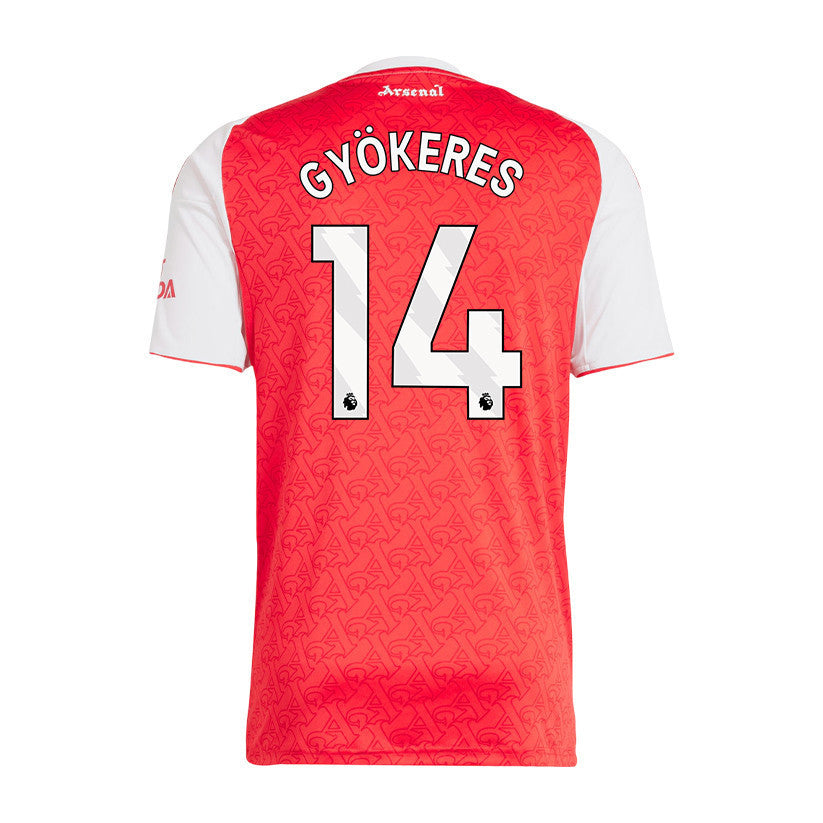 Viktor Gyökeres 14 Arsenal 25/26 Home Men Jersey - Red/White