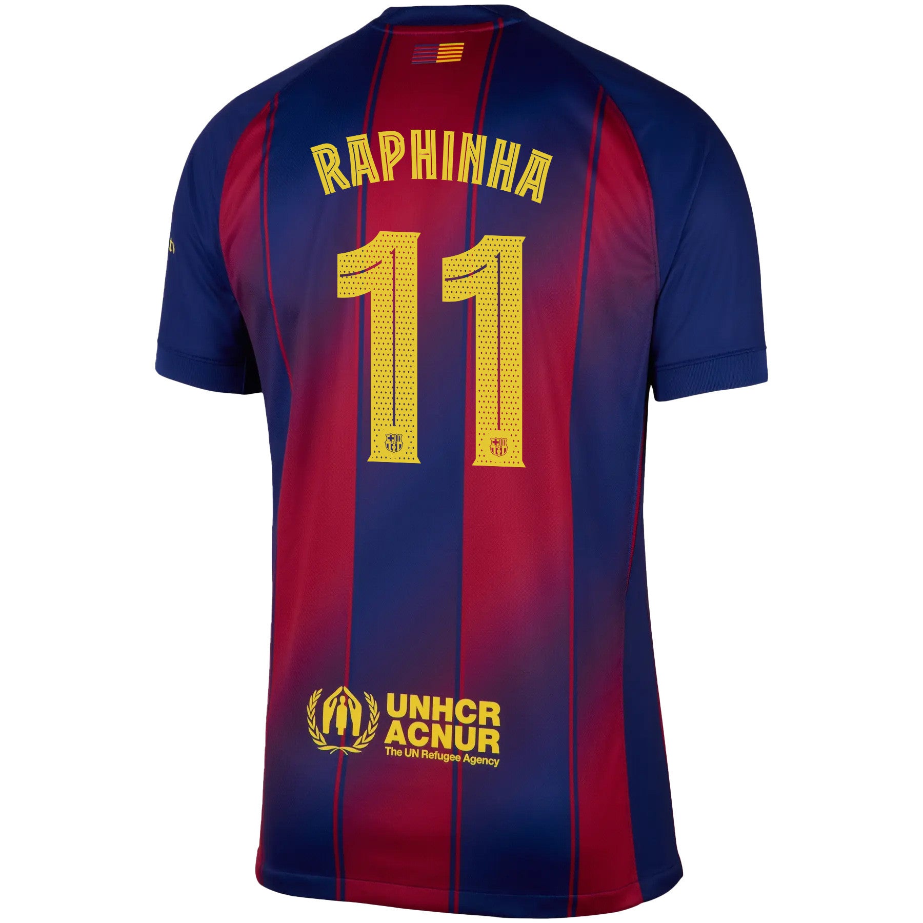 Raphinha 11 Barcelona 25/26 Home Men Jersey - Red/Blue